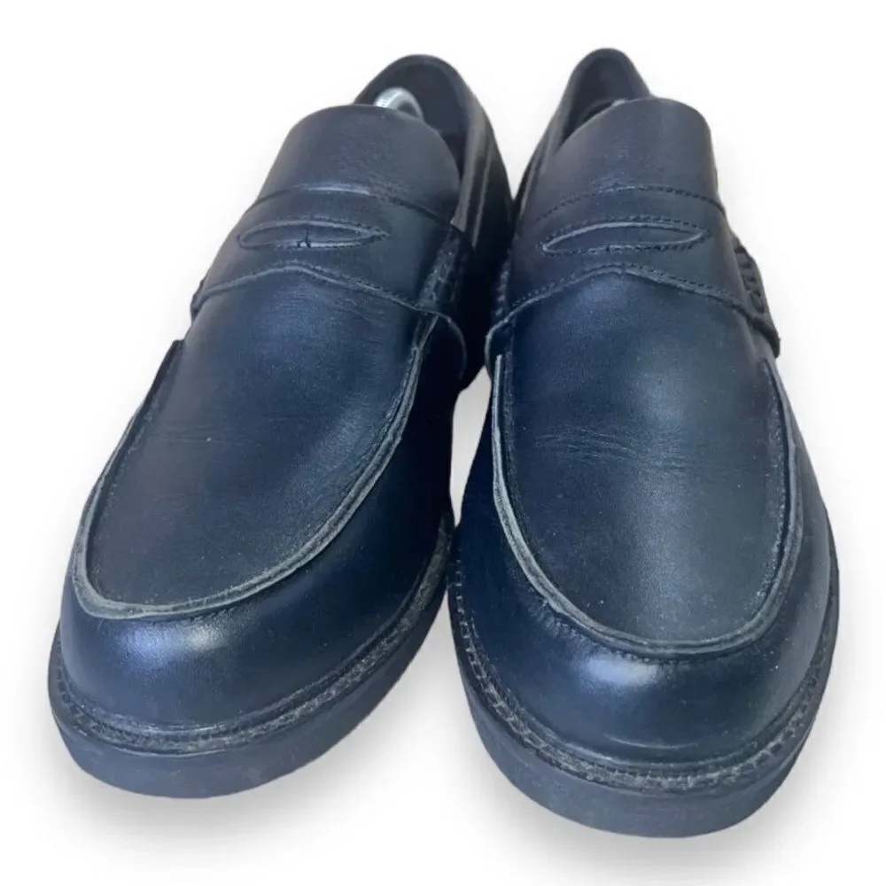 Apex Lexington LT200M Orthopedic Penny Loafers Black Men's‎ 10 (Wide)